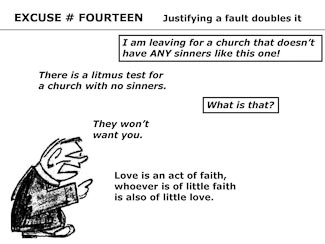 21 Poor Excuses for Leaving the Church Slide 16