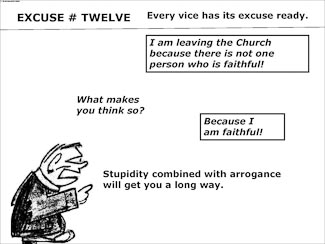 21 Poor Excuses for Leaving the Church Slide 14